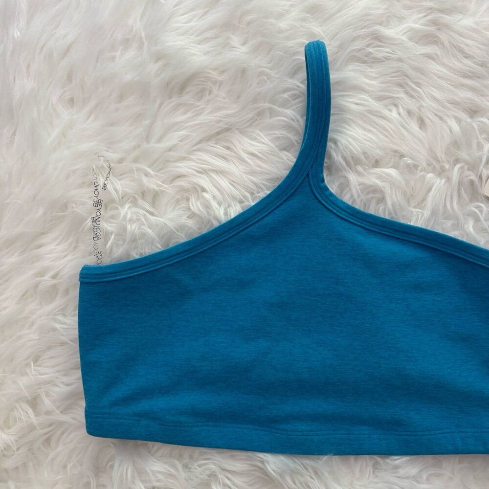 Beyond Yoga Spacedye One Up Bra Cali Blue Heather Size Large - Picture 2 of 10